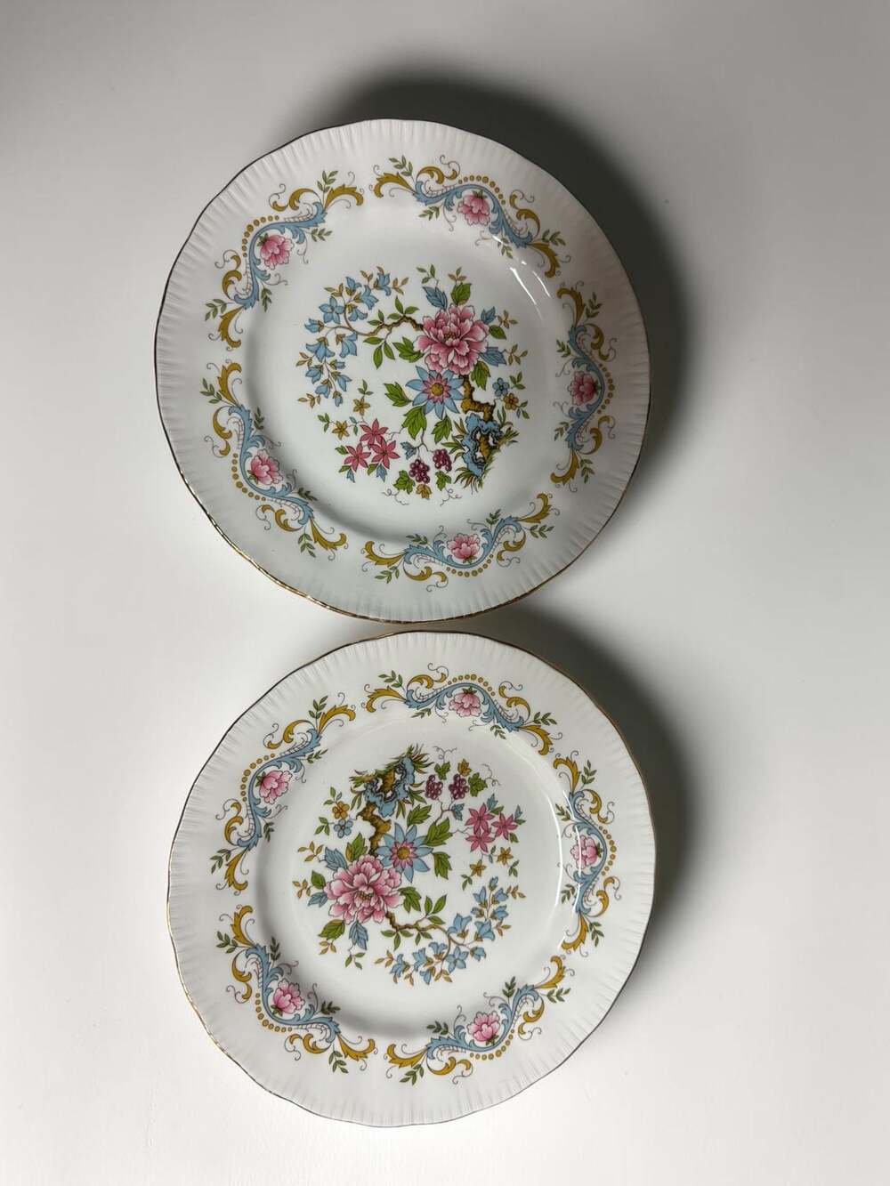 Royal Standard Mandarin Fine Bone China Salad Plates Set of 2